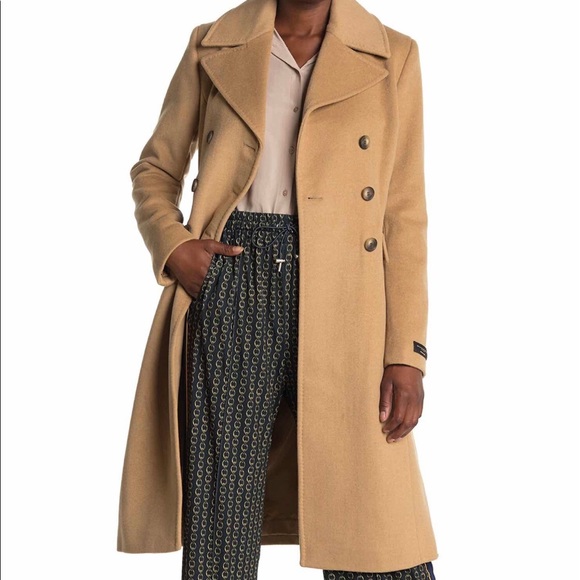 donna karan wool coat